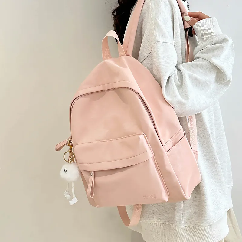 Yalu PU Backpack Regular Unisex White/Silver/Black/Blue/Pink-3