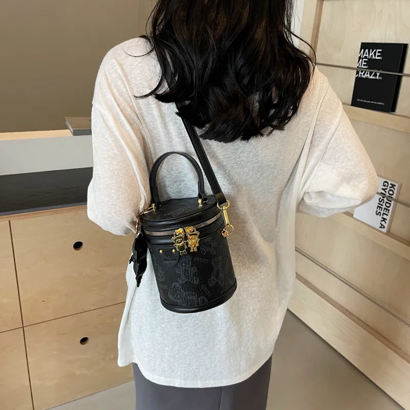 Yalu PU Shoulder Bag, Crossbody Bag, Handbag Women's Black/Ecru/Brown/Pink-4