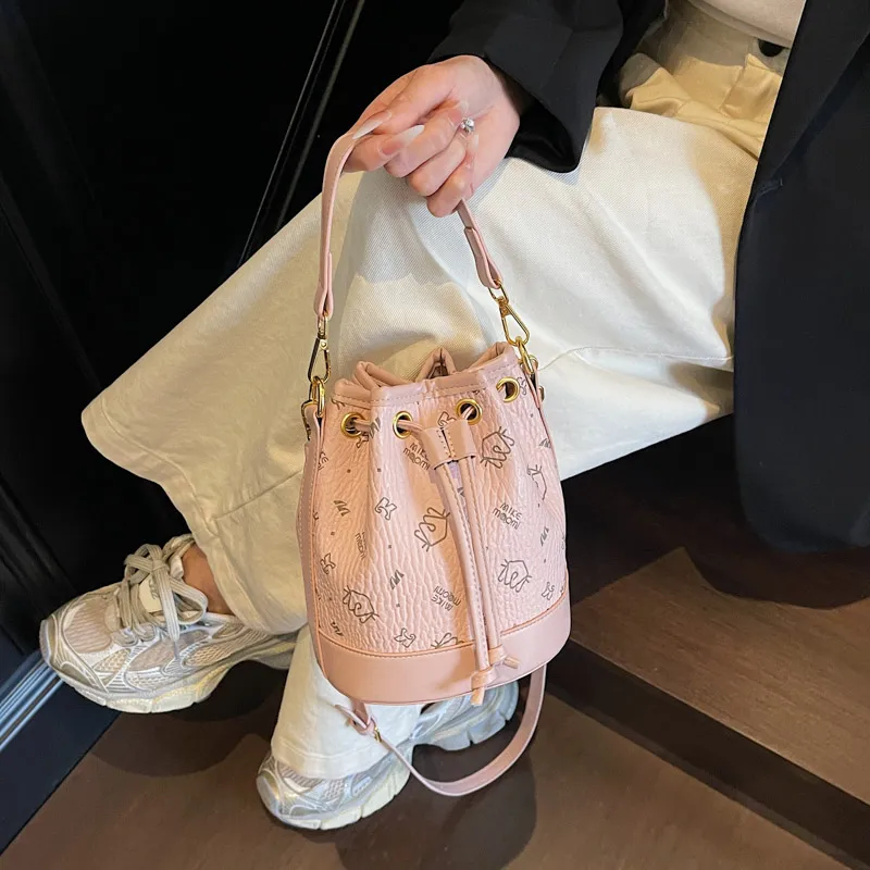 Yalu PU Shoulder Bag, Crossbody Bag, Handbag Women's Pink/Brown/Black/Ecru-3