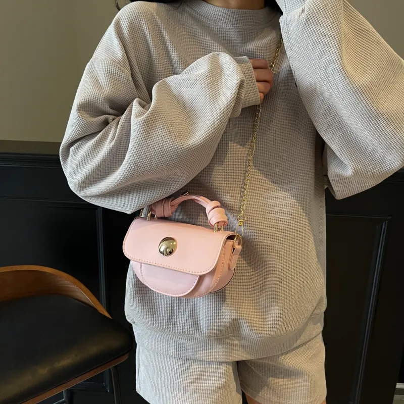 Yalu PU Handbag Women's Black/Pink/Khaki/Silver-9