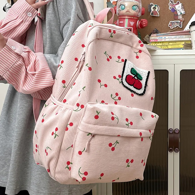Yalu Canvas Backpack Women's Multicolor-9