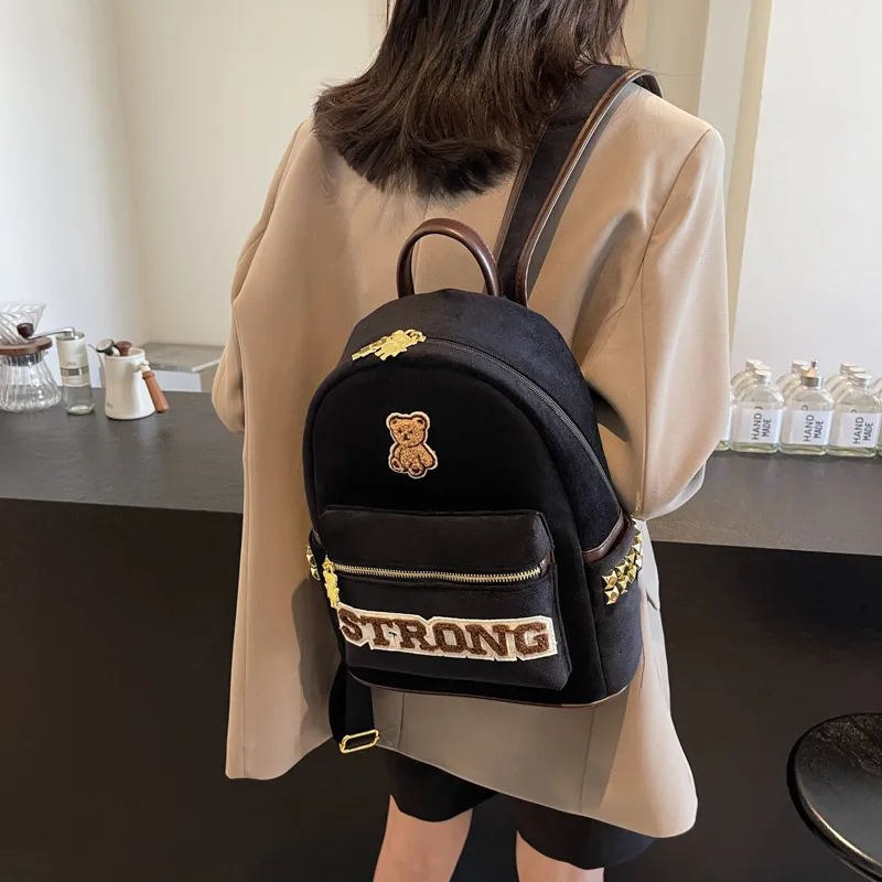 Yalu Canvas Backpack Women's Multicolor-15