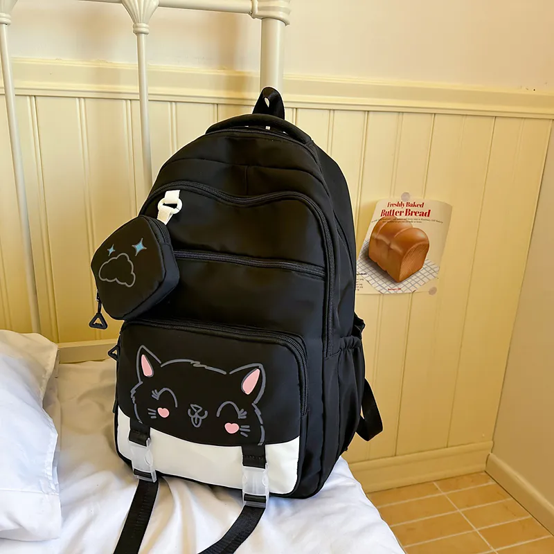 Yalu Nylon Backpack Unisex Multicolor-2