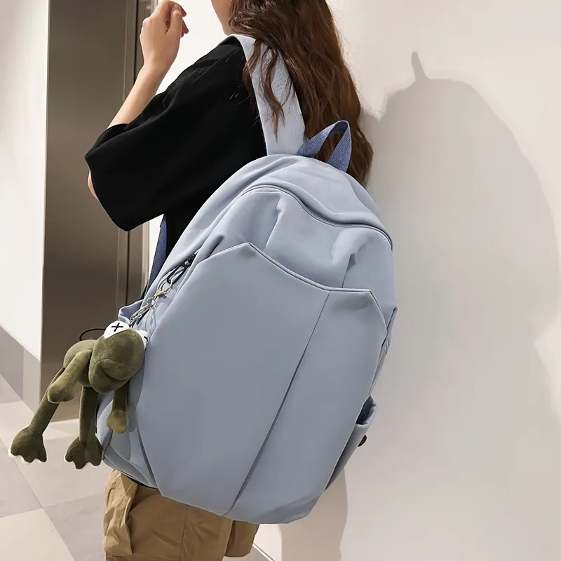 Yalu Nylon Backpack Unisex Multicolor-13