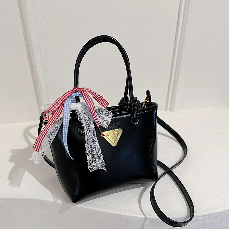 Yalu PU One Shoulder Handbag Women's Black/Blue/Ecru/Pink-2