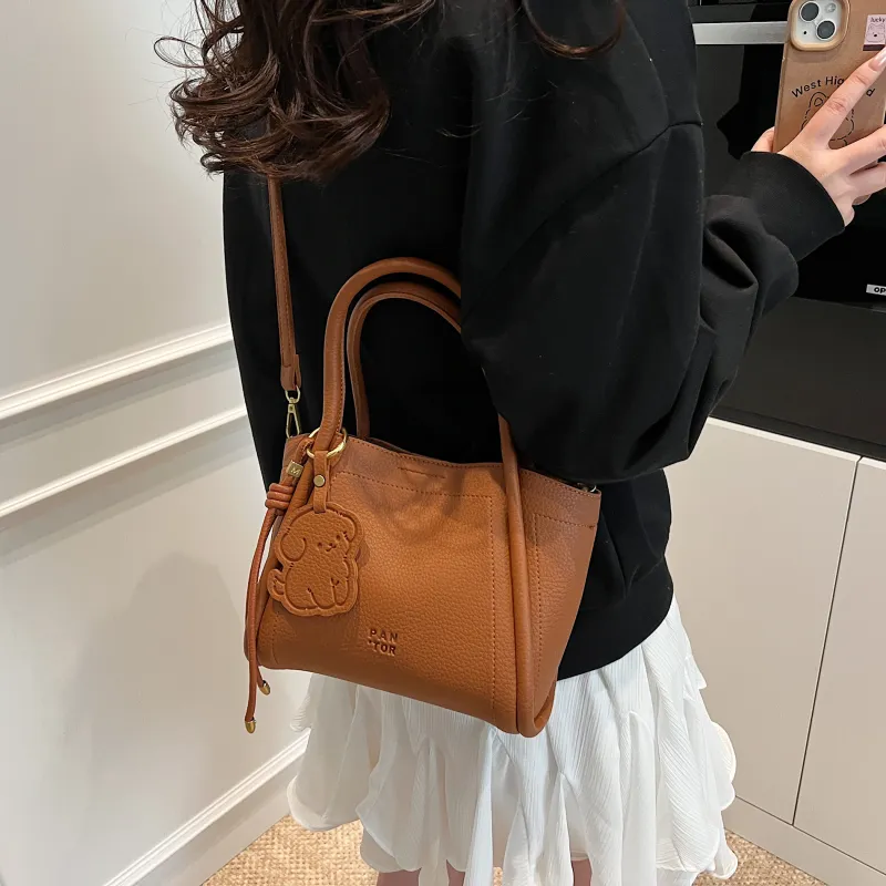Yalu PU Shoulder Bag, Crossbody Bag, Handbag Women's White/Brown/Blue/Pink/Black-12