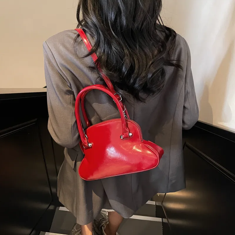 Yalu PU Handbag, Shoulder Bag, Crossbody Bag Regular Women's Black/Ecru/Burgundy/Pink/Purple/Blue-13