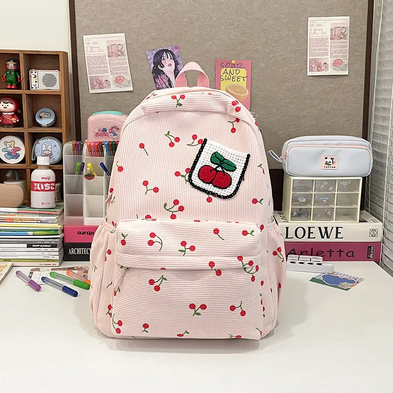 Yalu Canvas Backpack Women's Multicolor-13
