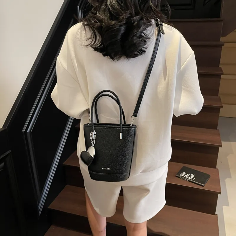 Yalu PU Bucket Bag, Shoulder Bag, Handbag Women's Multicolor-6