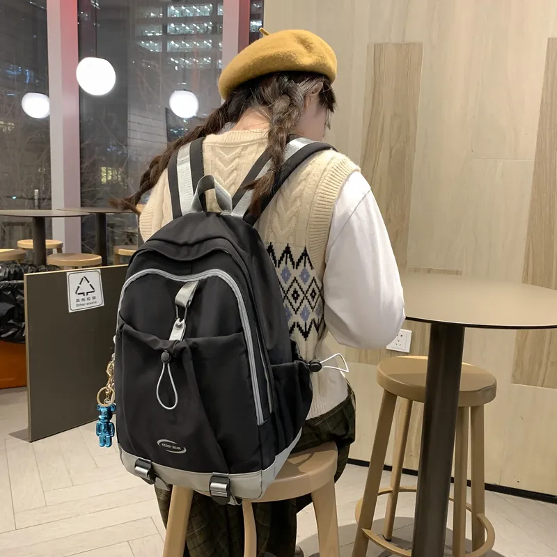 Yalu Nylon Backpack Unisex Multicolor-5