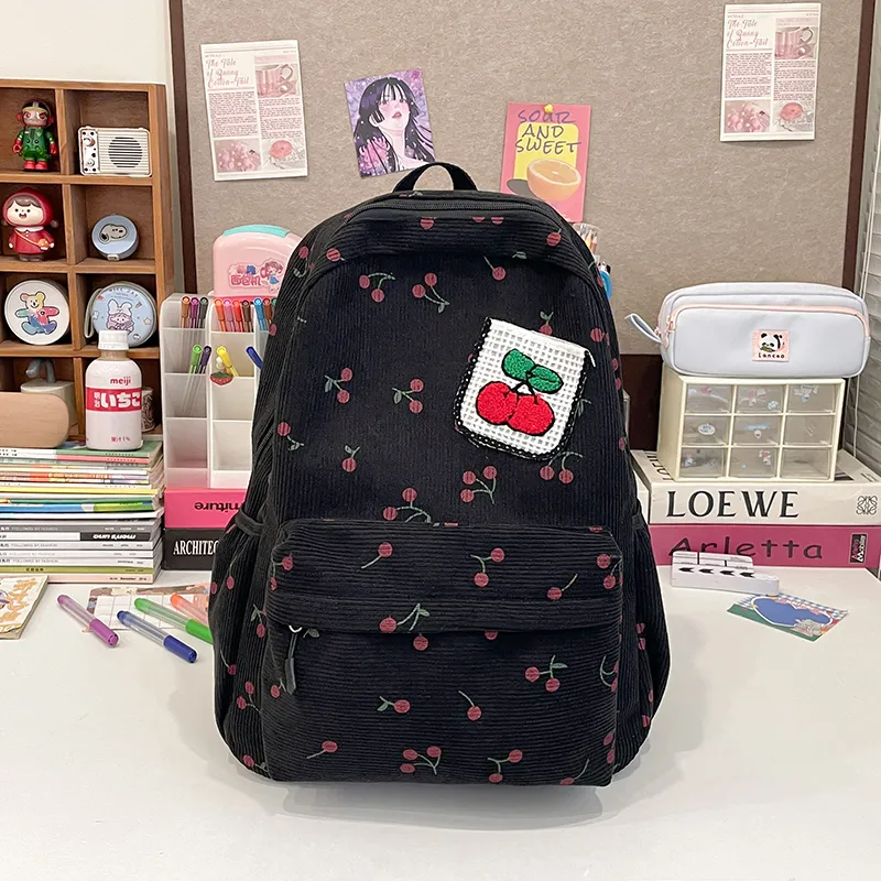 Yalu Canvas Backpack Women's Multicolor-6