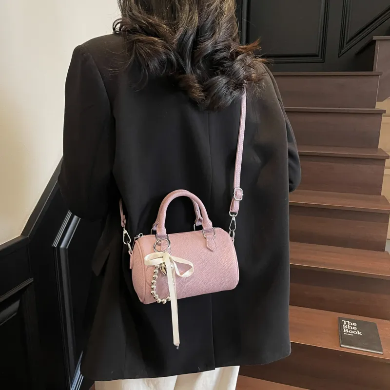 Yalu PU Cylinder Bag, One Shoulder Handbag Women's Multicolor-34