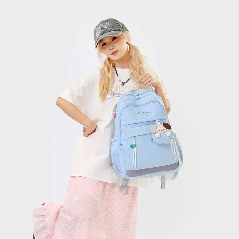 Yalu Polyester Backpack Unisex Multicolor-18