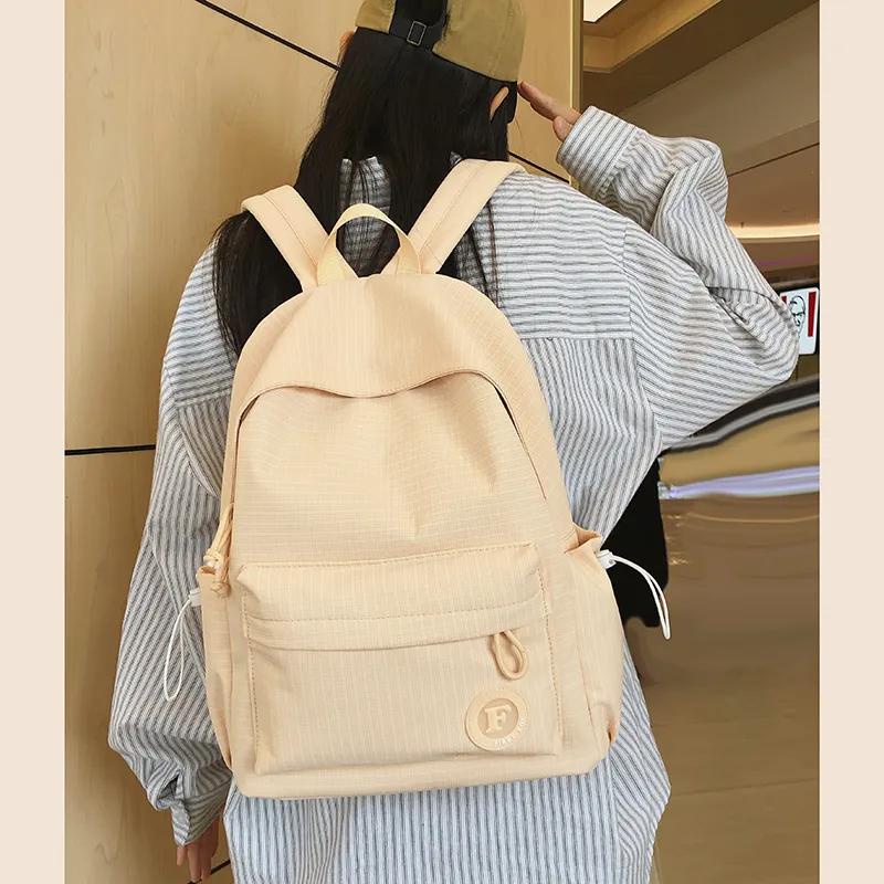 Yalu Nylon Backpack Unisex Multicolor-17