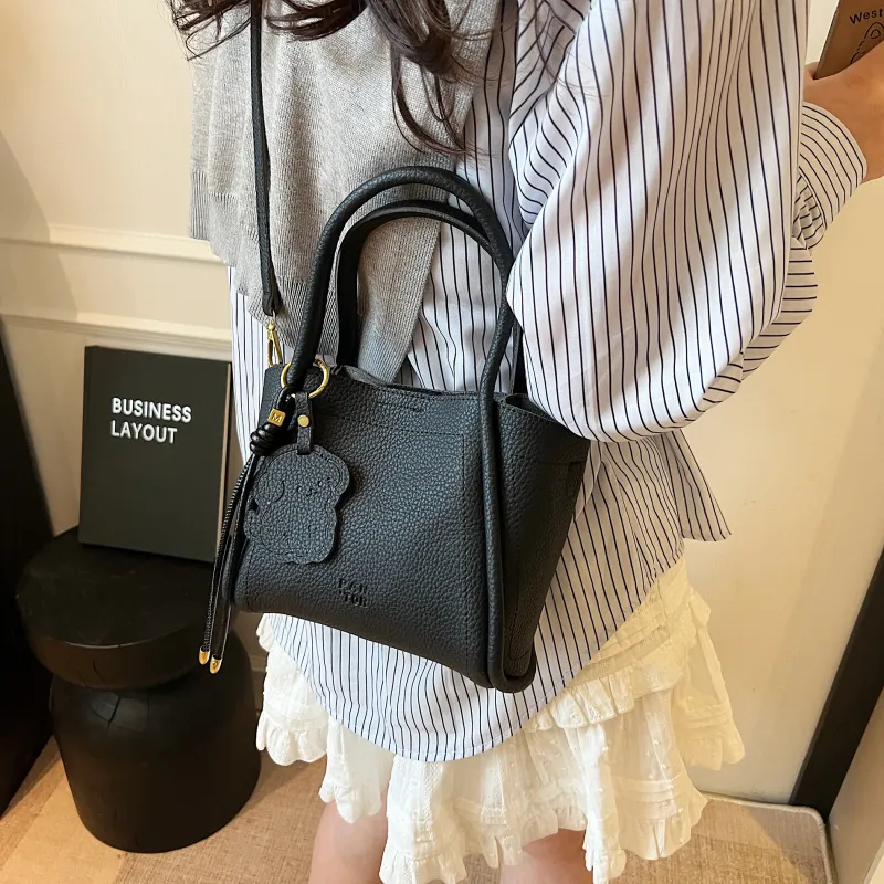 Yalu PU Shoulder Bag, Crossbody Bag, Handbag Women's White/Brown/Blue/Pink/Black-33