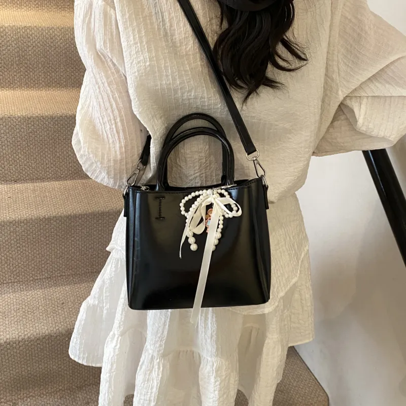 Yalu PU Shoulder Bag, Crossbody Bag, Handbag Women's Yellow/Black/Pink/Blue/White-12