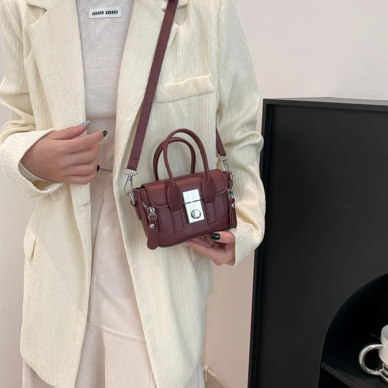 Yalu PU Handbag, Shoulder Bag, Crossbody Bag Regular Women's Black/White/Pink/Red/Brown-26