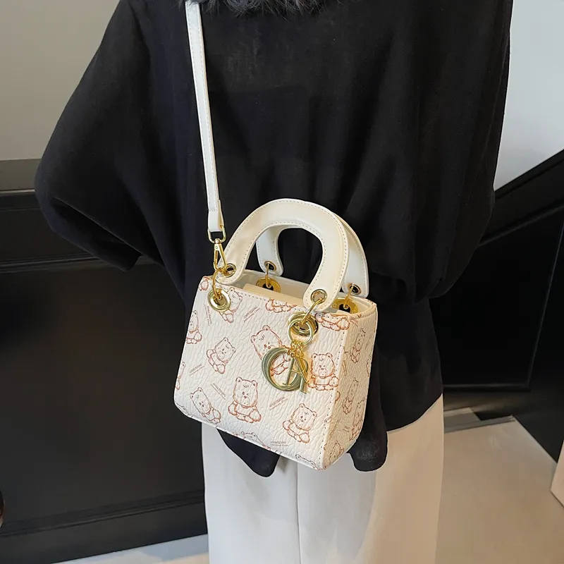 Yalu PU Handbag Regular Women's Black/Pink/Brown/Ecru-26