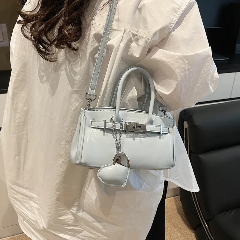 Yalu PU Handbag, Shoulder Bag, Crossbody Bag Women's White/Blue/Pink/Black-11