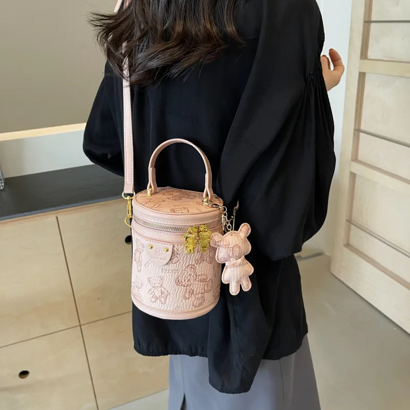 Yalu PU Shoulder Bag, Crossbody Bag, Handbag Women's Black/Ecru/Brown/Pink-26