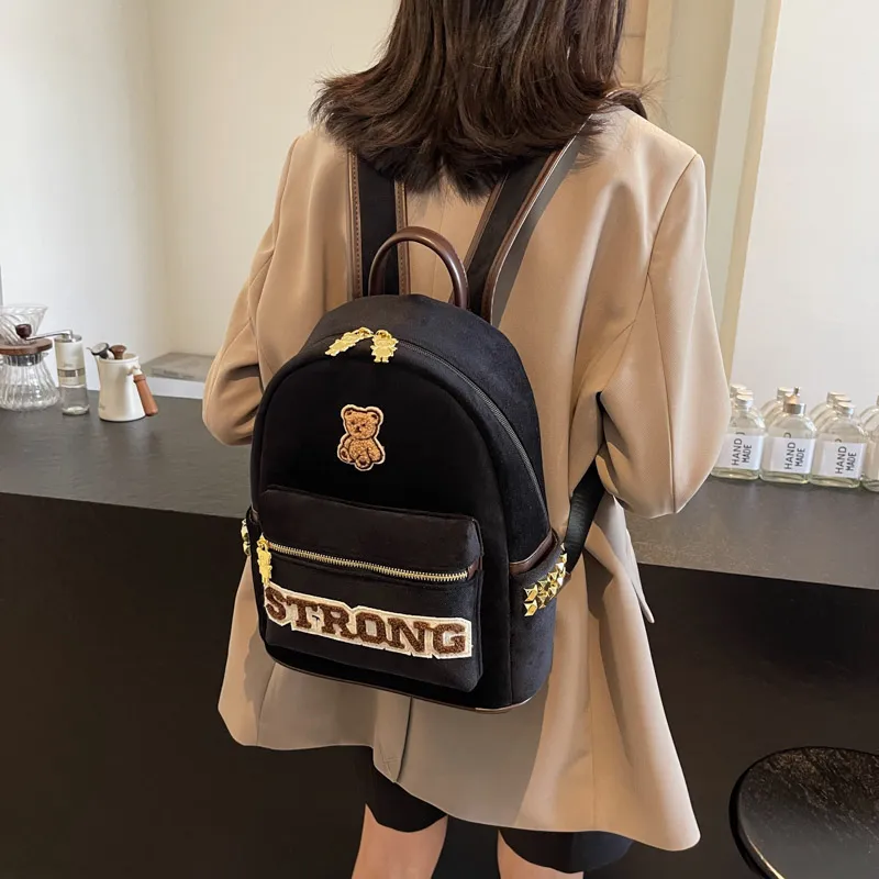 Yalu Canvas Backpack Women's Multicolor-17