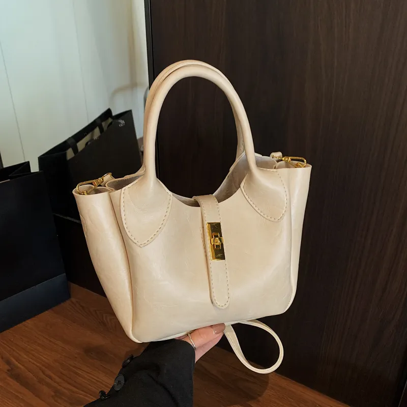 Yalu PU Shoulder Bag, Crossbody Bag, Handbag Regular Women's White/Pink/Black-5