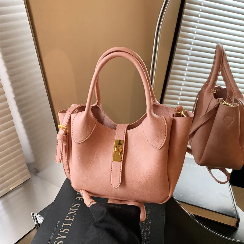 Yalu PU Shoulder Bag, Crossbody Bag, Handbag Regular Women's White/Pink/Black-12