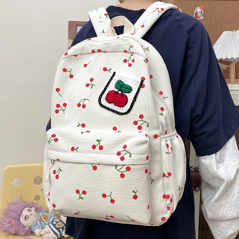 Yalu Canvas Backpack Women's Multicolor-18