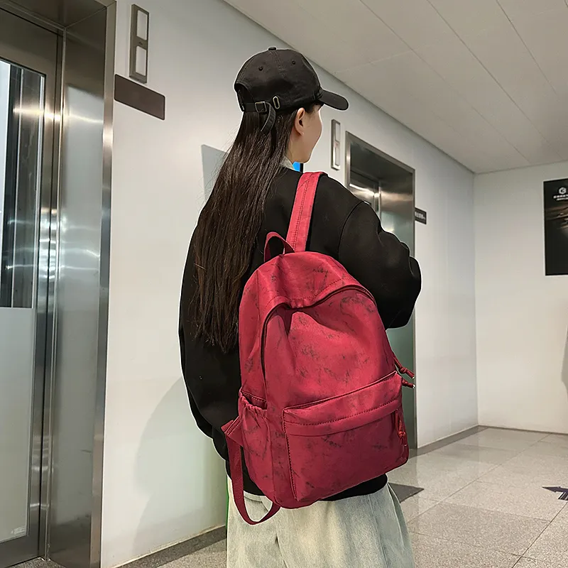 Yalu Nylon Backpack Unisex Multicolor-21