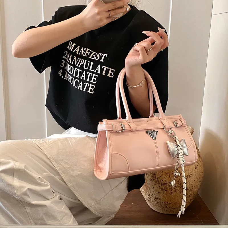 Yalu PU Crossbody Handbag Women's White/Silver/Pink/Blue/Black-17