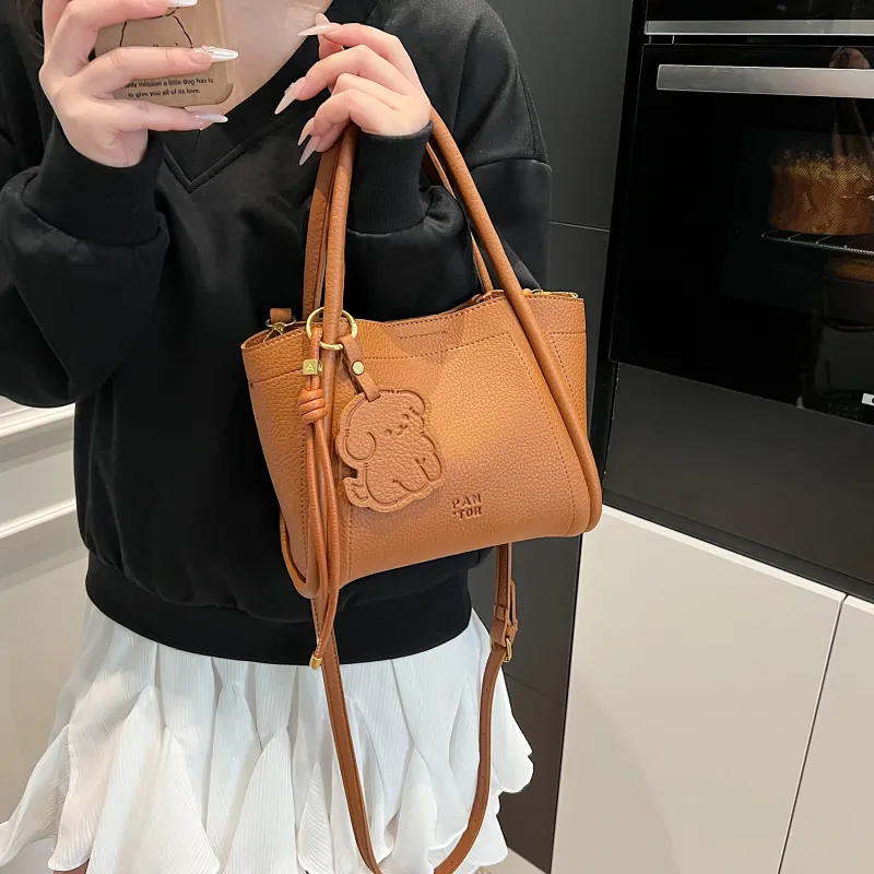 Yalu PU Shoulder Bag, Crossbody Bag, Handbag Women's White/Brown/Blue/Pink/Black-9