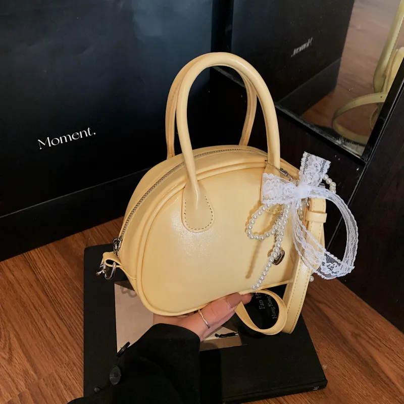 Yalu PU Shoulder Bag, Crossbody Bag, Handbag Regular Women's White/Yellow/Pink/Blue/Black-13