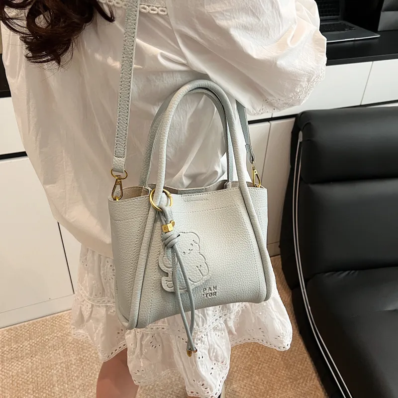 Yalu PU Shoulder Bag, Crossbody Bag, Handbag Women's White/Brown/Blue/Pink/Black-18