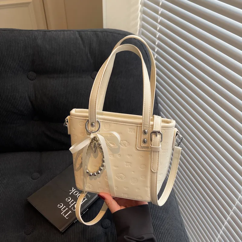 Yalu PU One Shoulder Handbag Women's Black/Pink/Blue/White-23