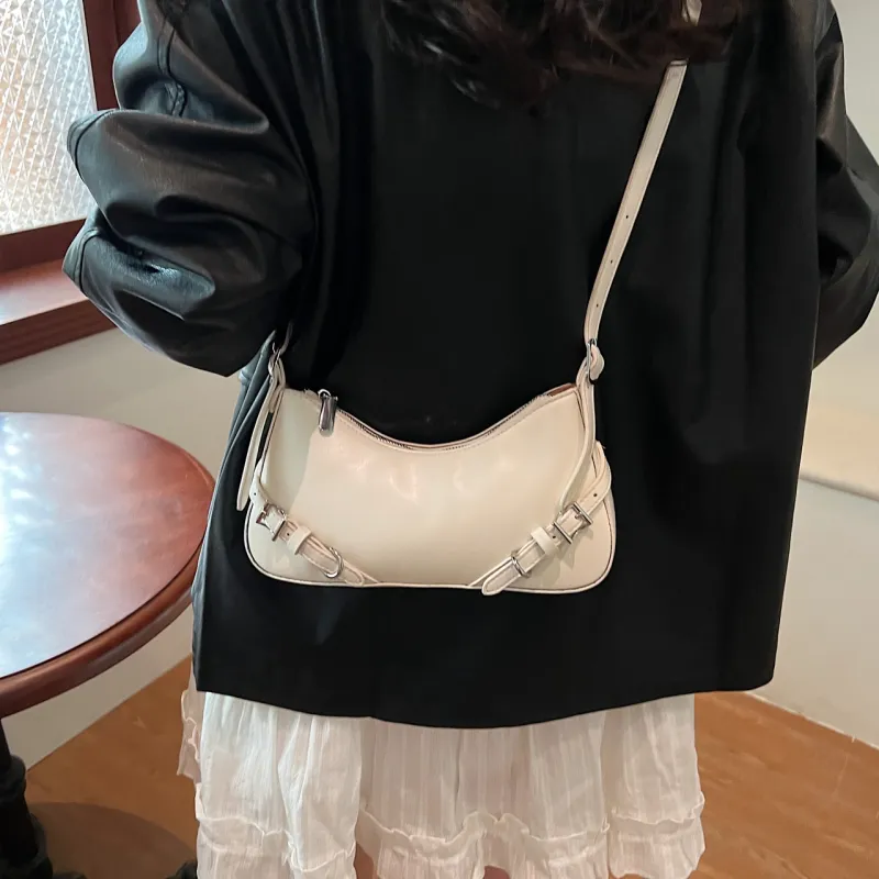 Yalu PU Crossbody Bag, Shoulder Bag Regular Women's Black/Yellow Brown/Ecru/Silver-20