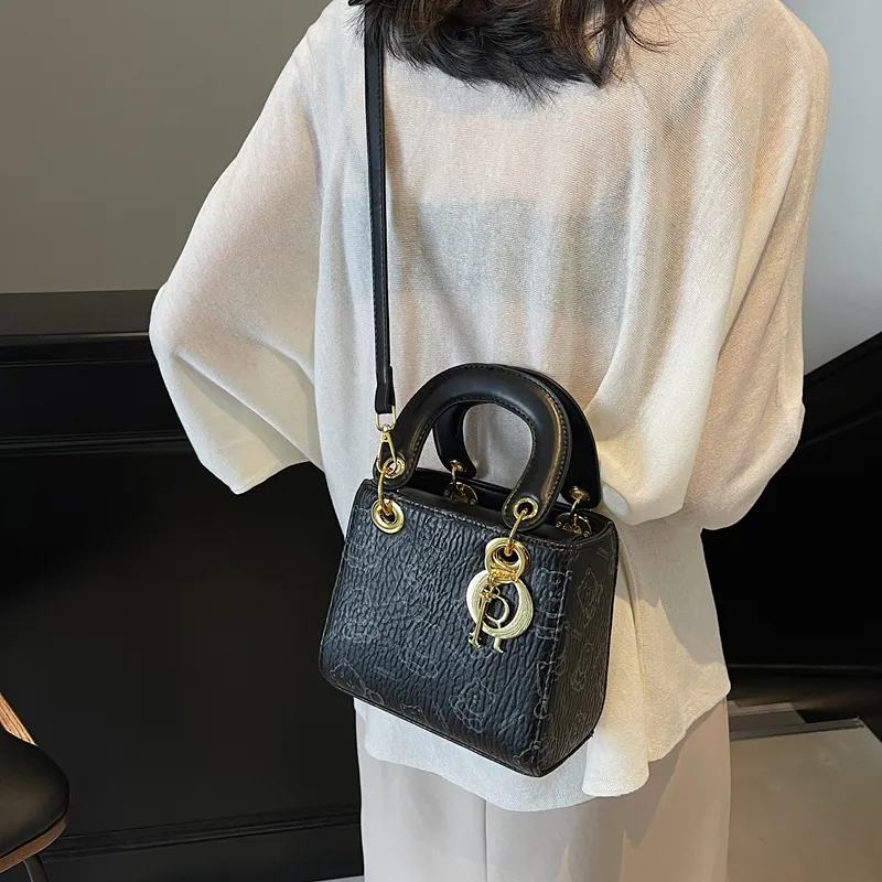 Yalu PU Handbag Regular Women's Black/Pink/Brown/Ecru-5