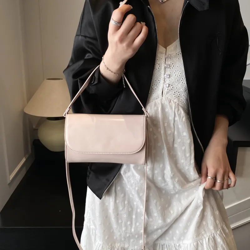 Yalu PU Handbag Women's Silver/Black/Red/Pink/White-24