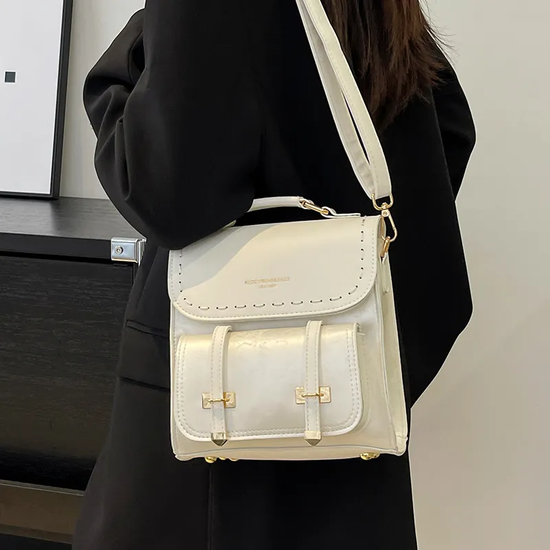 Yalu PU One Shoulder Crossbody Backpack Women's Multicolor-11