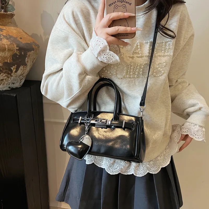 Yalu PU Handbag, Shoulder Bag, Crossbody Bag Women's White/Blue/Pink/Black-26