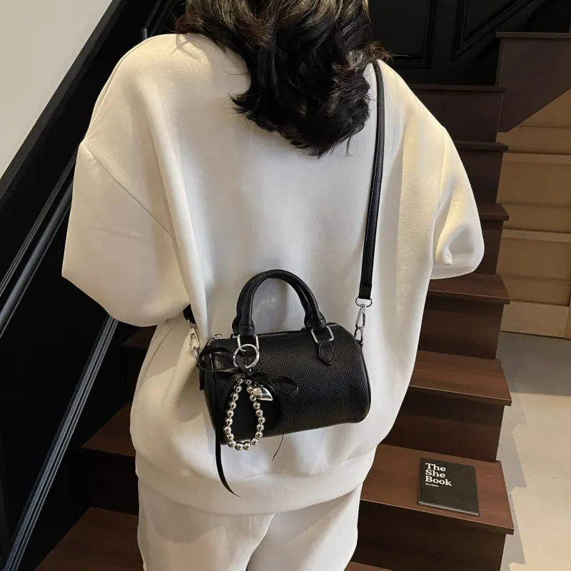 Yalu PU Cylinder Bag, One Shoulder Handbag Women's Multicolor-5