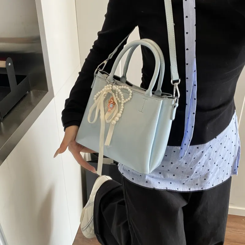 Yalu PU Shoulder Bag, Crossbody Bag, Handbag Women's Yellow/Black/Pink/Blue/White-26