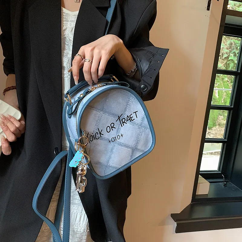 Yalu PU Backpack Women's Black/Blue-9