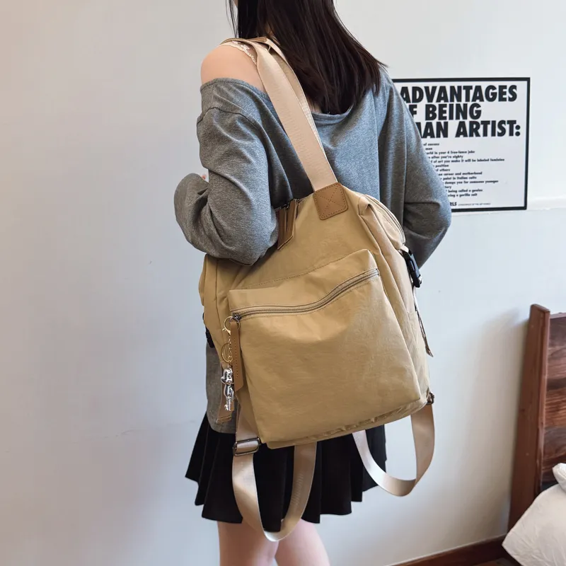 Yalu Canvas Backpack Regular Unisex Multicolor-9