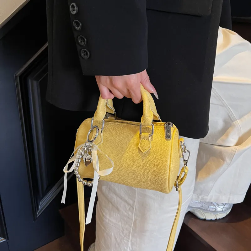 Yalu PU Cylinder Bag, One Shoulder Handbag Women's Multicolor-20