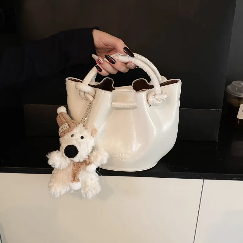 Yalu PU Bucket Bag, Handheld Shoulder Bag, Crossbody Bag, Handbag Regular Women's Multicolor-30