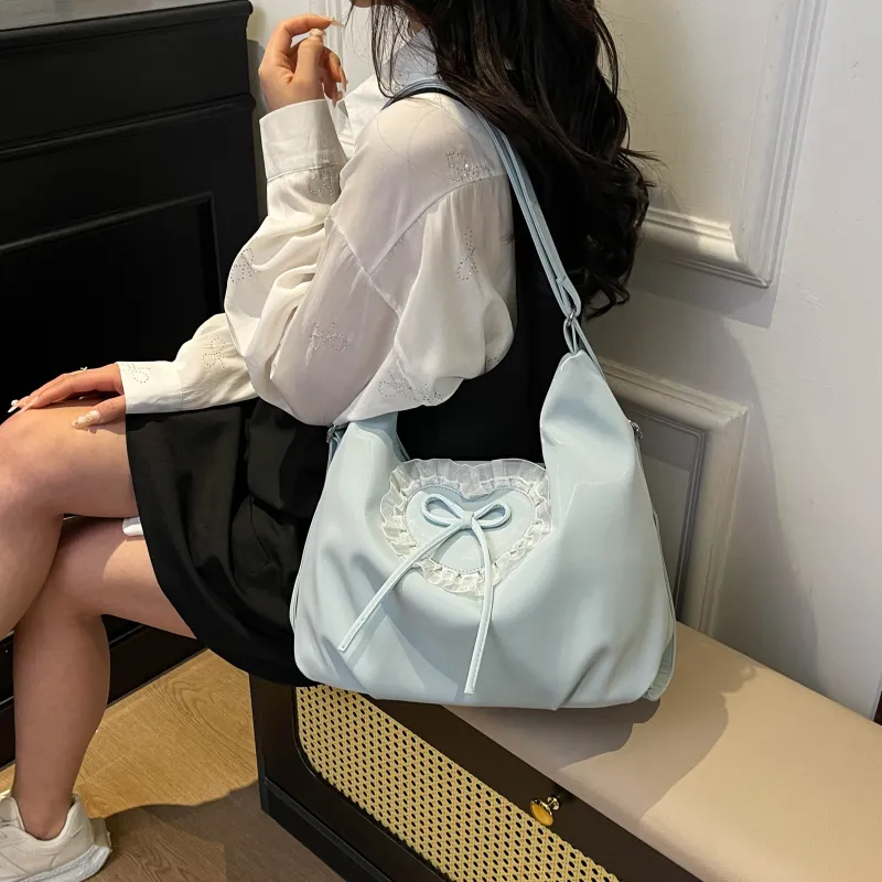Yalu PU Backpack Shoulder Bag Regular Women's Black/Blue/Pink-10