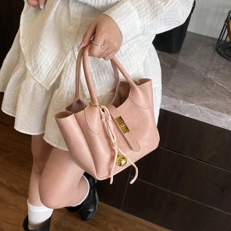 Yalu PU Shoulder Bag, Crossbody Bag, Handbag Regular Women's White/Pink/Black-9