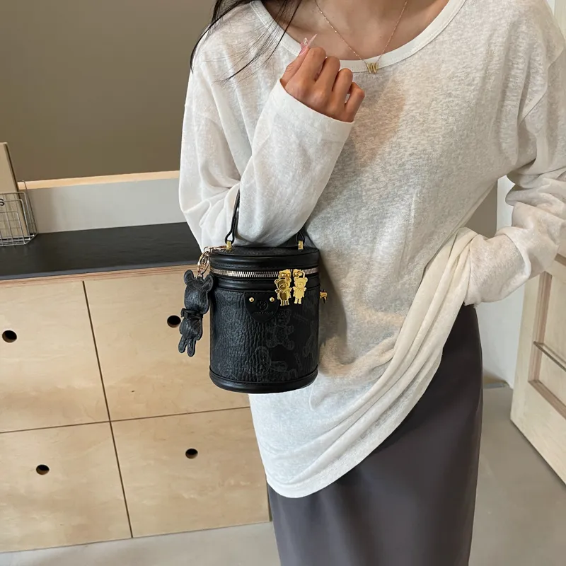 Yalu PU Shoulder Bag, Crossbody Bag, Handbag Women's Black/Ecru/Brown/Pink-2