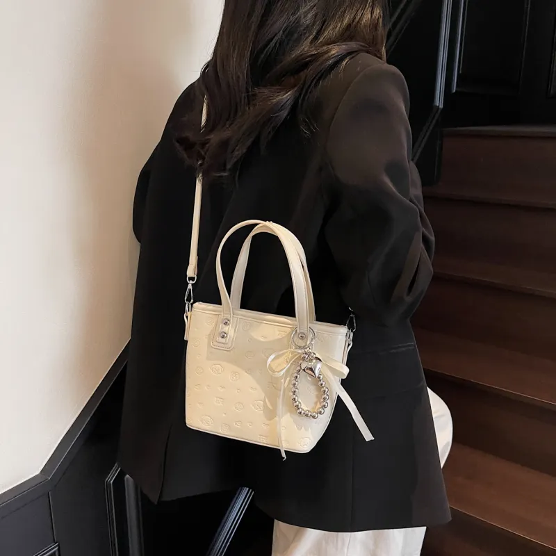 Yalu PU One Shoulder Handbag Women's Black/Pink/Blue/White-27