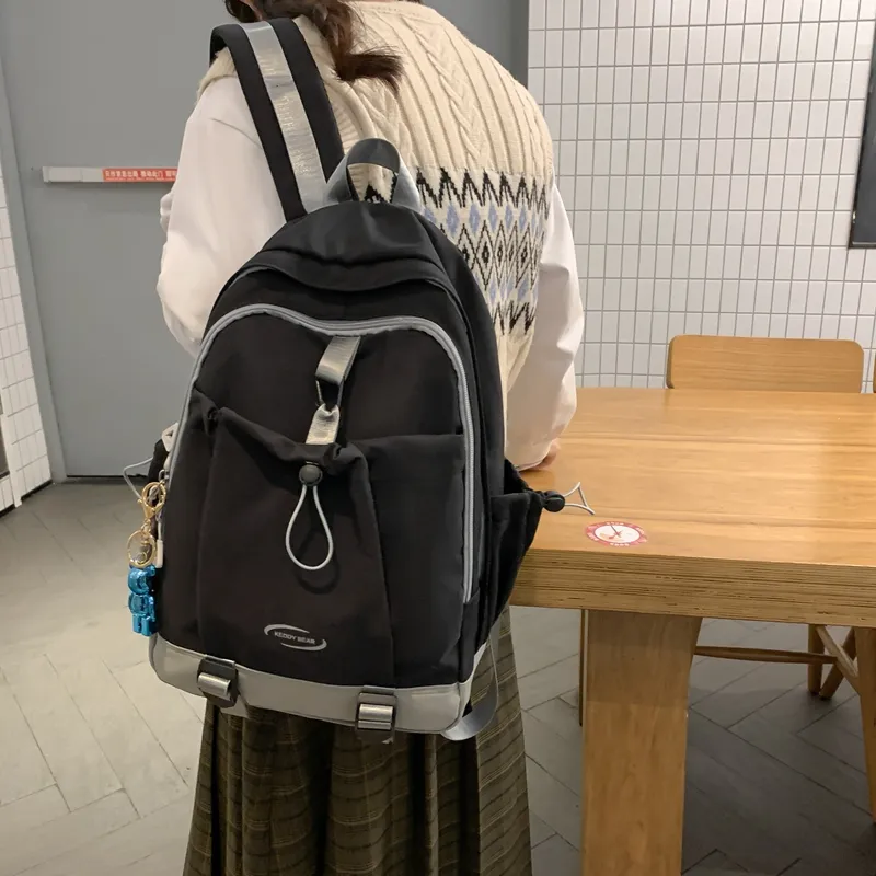Yalu Nylon Backpack Unisex Multicolor-2